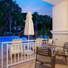 Bellis Deluxe Hotel 5* Домик Jasmine lake pod с различными типами кроватей фото 2