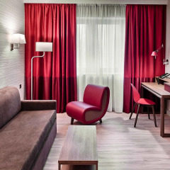 Апарт-отель Адажио Москва Киевская 4* Апартаменты с разными типами кроватей фото 3
