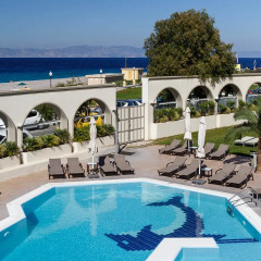 Отель Aquarium View Hotel Греция, Родос - отзывы, цены и фото номеров - забронировать отель Aquarium View Hotel онлайн бассейн фото 2