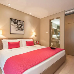 Отель Ascott Maillen Shenzhen Номер Deluxe с различными типами кроватей