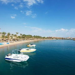 Отель Sindbad Aqua Hotel & Spa Египет, Хургада - 8 отзывов об отеле, цены и фото номеров - забронировать отель Sindbad Aqua Hotel & Spa онлайн приотельная территория