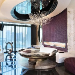 Отель W Singapore - Sentosa Cove 5* Номер Extreme WOW suite king с различными типами кроватей фото 5