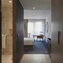 Отель Hyatt Regency Amsterdam Номер Делюкс с различными типами кроватей