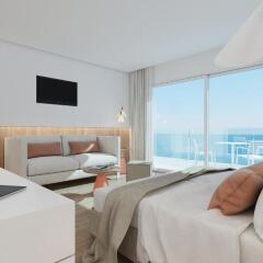 Отель Aparthotel Ponent Mar Студия премиум с различными типами кроватей фото 2