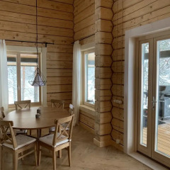 База Отдыха Forrest Lodge Karelia Улучшенный шале с разными типами кроватей фото 26