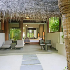 Отель Conrad Maldives Rangali Island 5* Вилла с различными типами кроватей фото 4