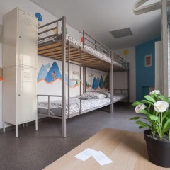 Хостел VELOHOSTEL Marata Кровать в общем номере с двухъярусной кроватью фото 4