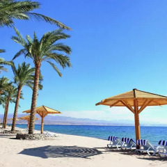 Отель Movenpick Resort Taba пляж фото 2
