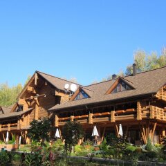 Гостиница Ekootel Romanov Les в Лунево 4 отзыва об отеле, цены и фото номеров - забронировать гостиницу Ekootel Romanov Les онлайн вид на фасад фото 2