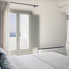 Отель Santo Maris Oia, Luxury Suites & Spa 5* Вилла с различными типами кроватей фото 4