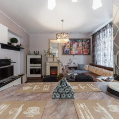 Апартаменты 2nd home. Квартира-Люкс в центре Москвы на реке Апартаменты с различными типами кроватей фото 29