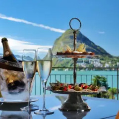 Grand Hotel Villa Castagnola 5* Люкс Monte Bre с различными типами кроватей
