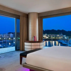 Отель W Singapore - Sentosa Cove 5* Номер Marvelous king с различными типами кроватей фото 2