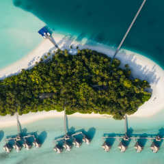 Отель Conrad Maldives Rangali Island пляж фото 5