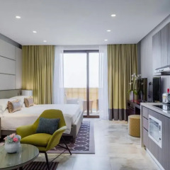 Отель Arjaan by Rotana Dubai Media City Апартаменты-студио Sky с различными типами кроватей фото 5