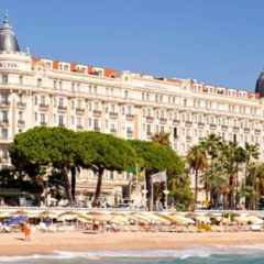 Отель InterContinental Carlton Cannes пляж фото 3