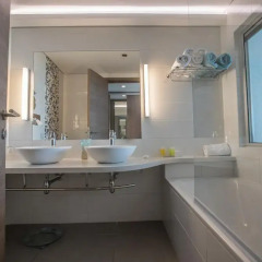 Vassos Nissi Plage Hotel 4* Люкс повышенной комфортности с различными типами кроватей фото 4