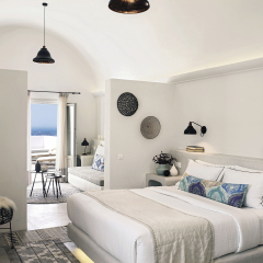 Отель Santo Maris Oia, Luxury Suites & Spa 5* Полулюкс с различными типами кроватей