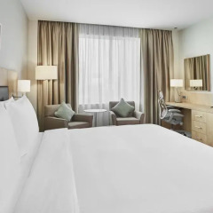 Отель Hilton Garden Inn Dubai Mall Of The Emirates 4* Стандартный номер с различными типами кроватей фото 8