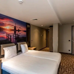 Отель Inner Amsterdam 2* Стандартный номер с различными типами кроватей фото 4