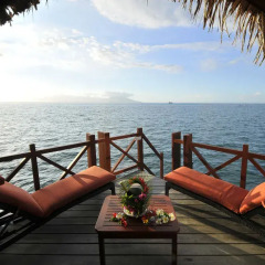 Отель InterContinental Resort Tahiti Французская Полинезия, Фааа - 1 отзыв об отеле, цены и фото номеров - забронировать отель InterContinental Resort Tahiti онлайн приотельная территория фото 2