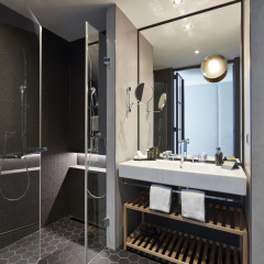 Отель Hard Rock Hotel Davos Швейцария, Давос - отзывы, цены и фото номеров - забронировать отель Hard Rock Hotel Davos онлайн ванная фото 2