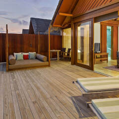 Отель Furaveri Island Resort & Spa 5* Вилла Water с различными типами кроватей фото 2