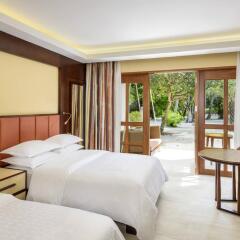 Отель Sheraton Maldives Full Moon Resort & Spa 5* Номер Делюкс с различными типами кроватей фото 3