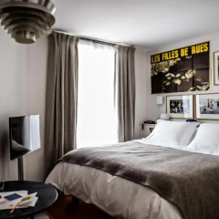 Отель Le Pigalle 4* Номер Pigalle 17 с различными типами кроватей