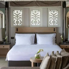 Отель Jumeirah Dar Al Masyaf - Madinat Jumeirah 5* Номер Gulf summer house ocean deluxe с различными типами кроватей фото 4