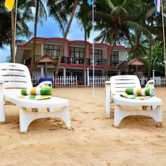 Отель WASANA Beach Hotel & Restaurant Шри-Ланка, Индурува - отзывы, цены и фото номеров - забронировать отель WASANA Beach Hotel & Restaurant онлайн пляж фото 4