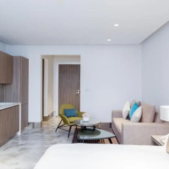 Отель Arjaan by Rotana Dubai Media City Апартаменты-студио Sky с различными типами кроватей фото 4