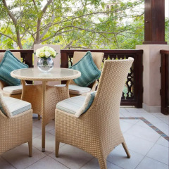 Отель Jumeirah Dar Al Masyaf - Madinat Jumeirah 5* Номер Gulf summer house ocean deluxe с двуспальной кроватью фото 5