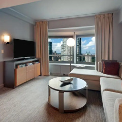 Отель New York Hilton Midtown 4* Представительский люкс с различными типами кроватей фото 4