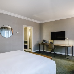 Отель Hilton Brussels Grand Place Бельгия, Брюссель - 4 отзыва об отеле, цены и фото номеров - забронировать отель Hilton Brussels Grand Place онлайн комната для гостей фото 5