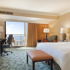 Отель Hilton Hawaiian Village Waikiki Beach Resort 4* Стандартный номер с двуспальной кроватью фото 9