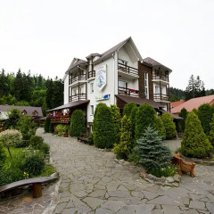 Гостиница Smerekovyi Dvir вид на фасад фото 2
