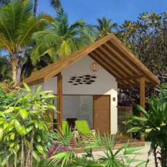 Отель Reethi Faru Resort 5* Стандартный номер с 2 отдельными кроватями