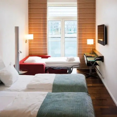 Отель Copenhagen Island 4* Улучшенный номер с различными типами кроватей фото 2