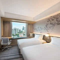 Отель Hilton Garden Inn Singapore Serangoon комната для гостей