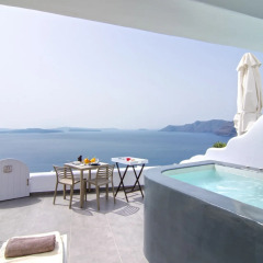 Отель Santorini Secret Suites & Spa 5* Люкс Premium с различными типами кроватей фото 9
