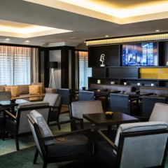 Отель Hilton Vienna Plaza Вена гостиничный бар