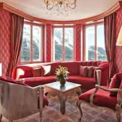 Carlton Hotel St Moritz 5* Люкс повышенной комфортности с различными типами кроватей фото 5