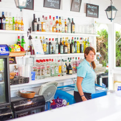 Отель Aparthotel THB Ibiza Mar - Только для взрослых гостиничный бар фото 3