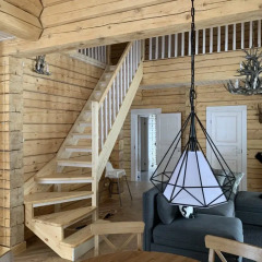 База Отдыха Forrest Lodge Karelia Улучшенный шале с разными типами кроватей фото 2