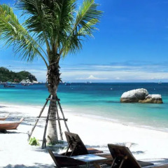 Отель Koh Tao Beach Club пляж фото 3