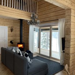 База Отдыха Forrest Lodge Karelia Улучшенный шале с разными типами кроватей фото 12