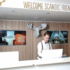 Отель Scandic Berlin Kurfürstendamm интерьер отеля