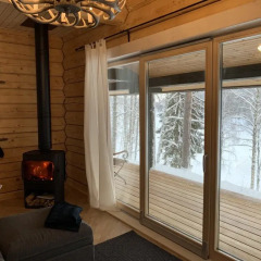 База Отдыха Forrest Lodge Karelia Улучшенный шале с разными типами кроватей фото 17