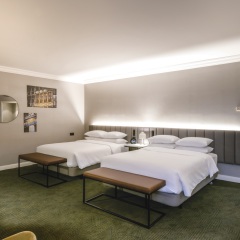 Отель Hilton Brussels Grand Place Бельгия, Брюссель - 4 отзыва об отеле, цены и фото номеров - забронировать отель Hilton Brussels Grand Place онлайн комната для гостей фото 2